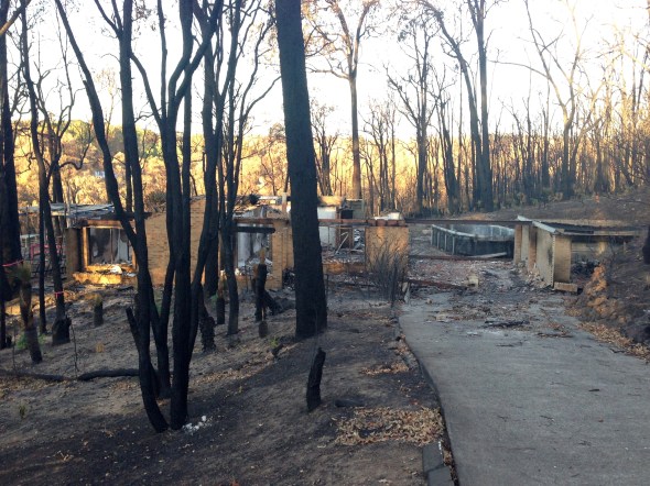 The driveway to a picture of loss